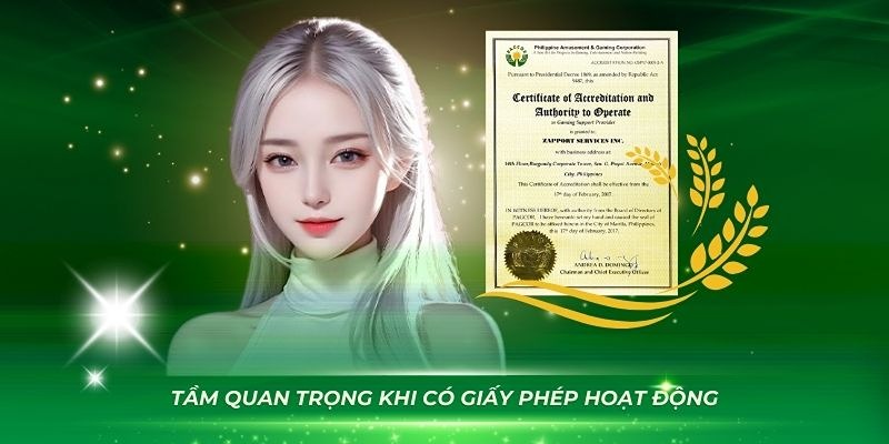 VSBET sở hữu giấy phép hoạt động minh bạch